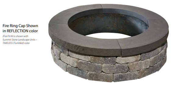 How to Build a Firepit - Blogs - Rock Shoppe - County_Firepit_Caps